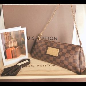 Louis Vuitton Damier Ebene Eva Clutch